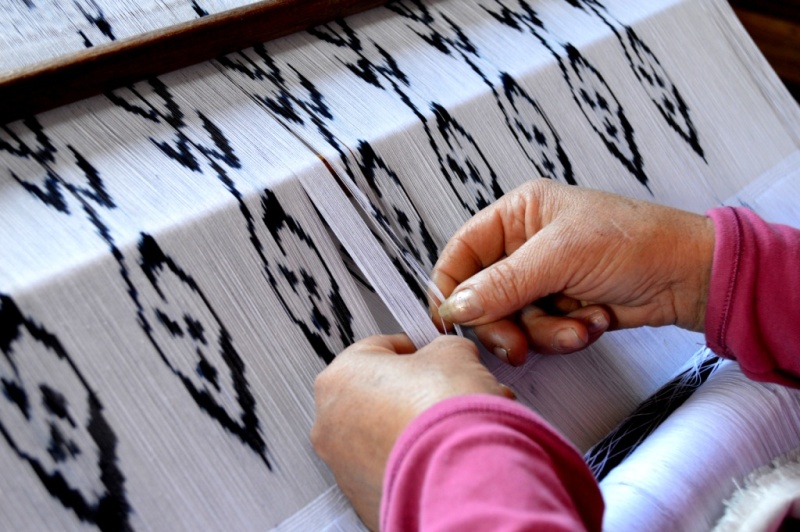 Detalle de la elaboración de la macana