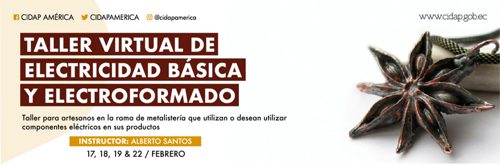 Taller Virtual de Electricidad Básica y Electroformado